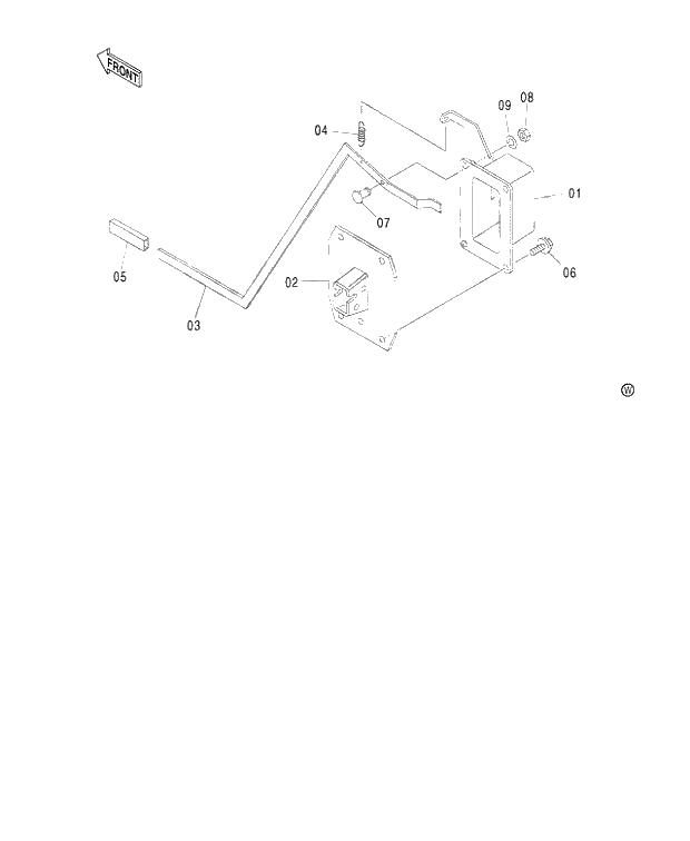 Схема запчастей Hitachi ZX460LCH - 075 DOOR CATCH H,MTH (010001-). 01 UPPERSTRUCTURE