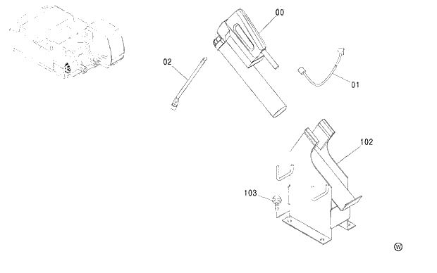 Схема запчастей Hitachi ZX450LC - 080 ELECTRIC GREASE GUN (450,H,MT,MTH 010001-460 050001-). 01 UPPERSTRUCTURE