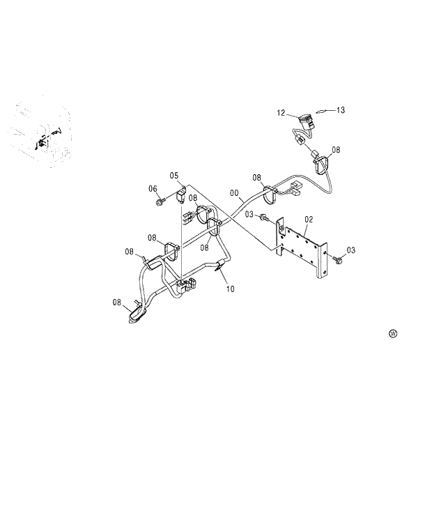 Схема запчастей Hitachi ZX450H - 127 HEATER SEAT PARTS 460 (050001-). 01 UPPERSTRUCTURE