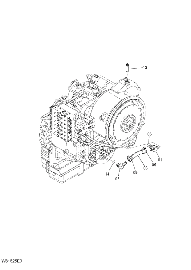 Схема запчастей Hitachi ZW220 - 289_TRANSMISSION (10_22) 6CG,HCG,HEG (005101-009999). 05 POWER TRAIN