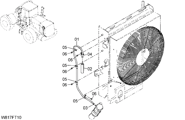 Схема запчастей Hitachi ZW310 - 017 BREATHER(FTB). 01 ENGINE