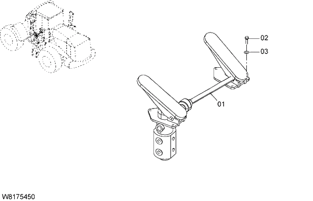 Схема запчастей Hitachi ZW310A - 050 BRAKE SYSTEM(BRAKE VALVE). 06 HYDRAULIC SYSTEM