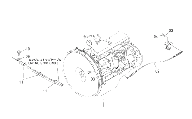 Схема запчастей Hitachi ZX350K-3G - 046 ENGINE CONTROL. 01 UPPERSTRUCTURE