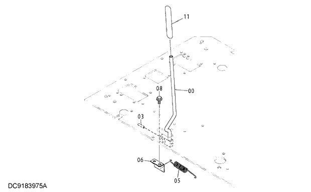 Схема запчастей Hitachi ZX350H-3G - 051 LOCK LEVER. 01 UPPERSTRUCTURE