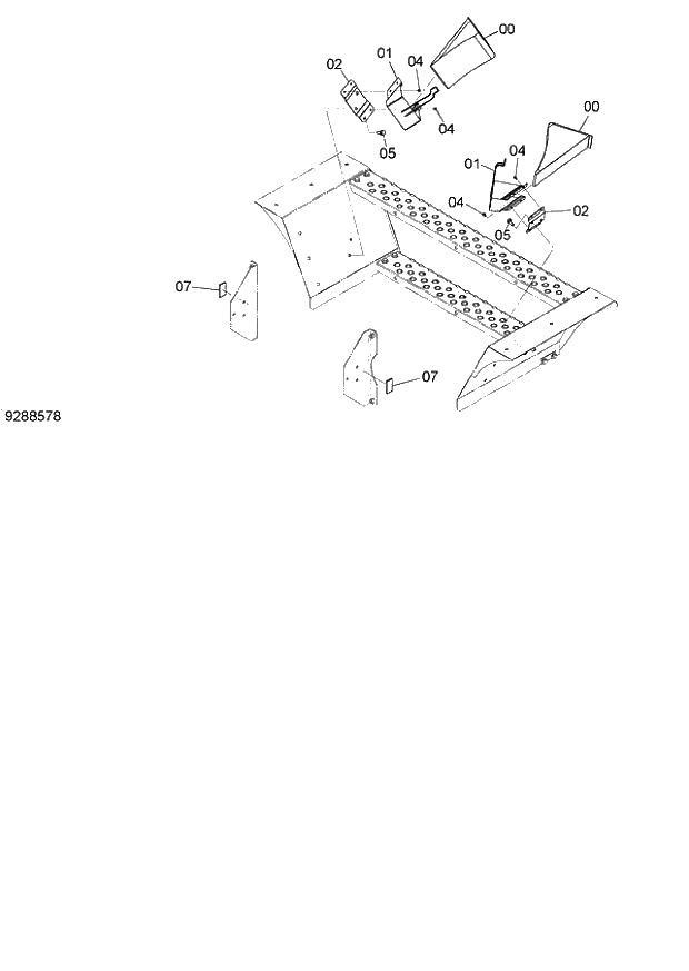 Схема запчастей Hitachi ZX140W-3 - 223 STOPPER ( CEB CED 002001-, CEA 020001-). 02 UNDERCARRIAGE