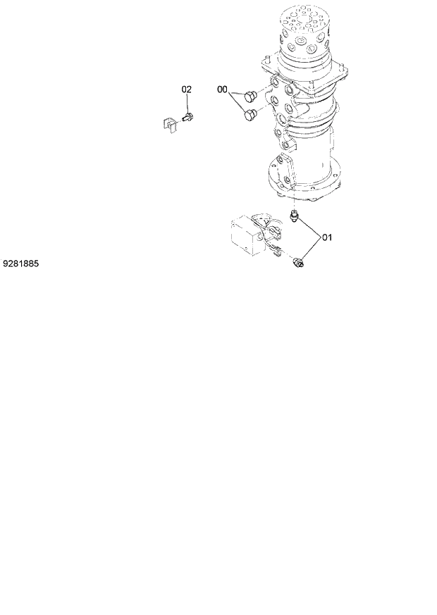 Схема запчастей Hitachi ZX140W-3 - 233 BLADE,OUTRIGGER PIPING (FRONT SIDE)-LESS PARTS ( CEB CED 002001-, CEA 020001-). 02 UNDERCARRIAGE