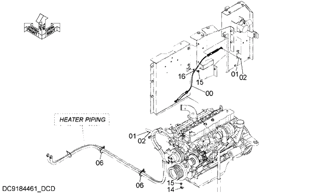 Схема запчастей Hitachi ZX210LCK-5G - 021 AUTO ENGINE CONTROL 07 ELECTRIC SYSTEM