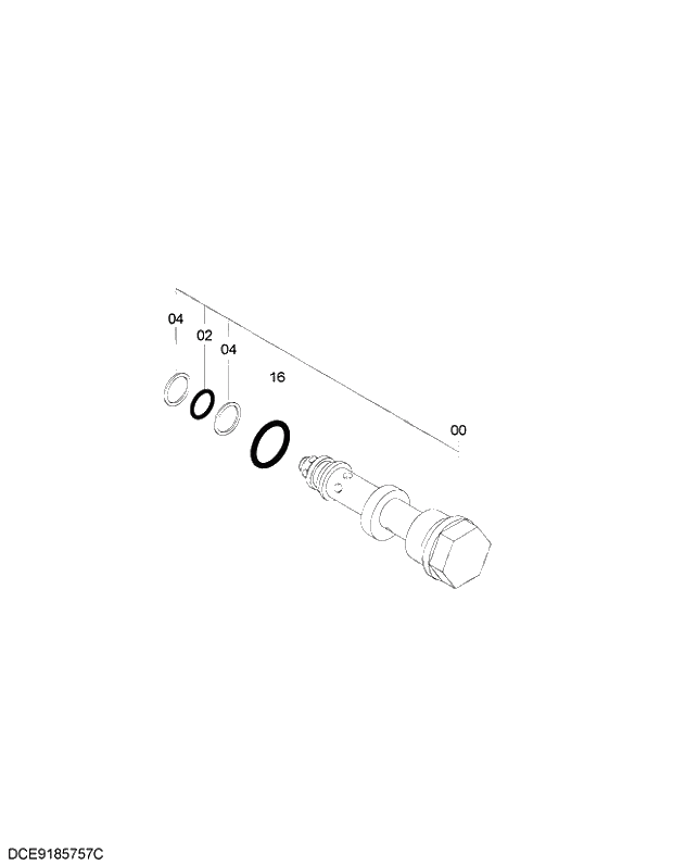 Схема запчастей Hitachi ZX240-5G - 007 VALVE;RELIEF 02 MOTOR