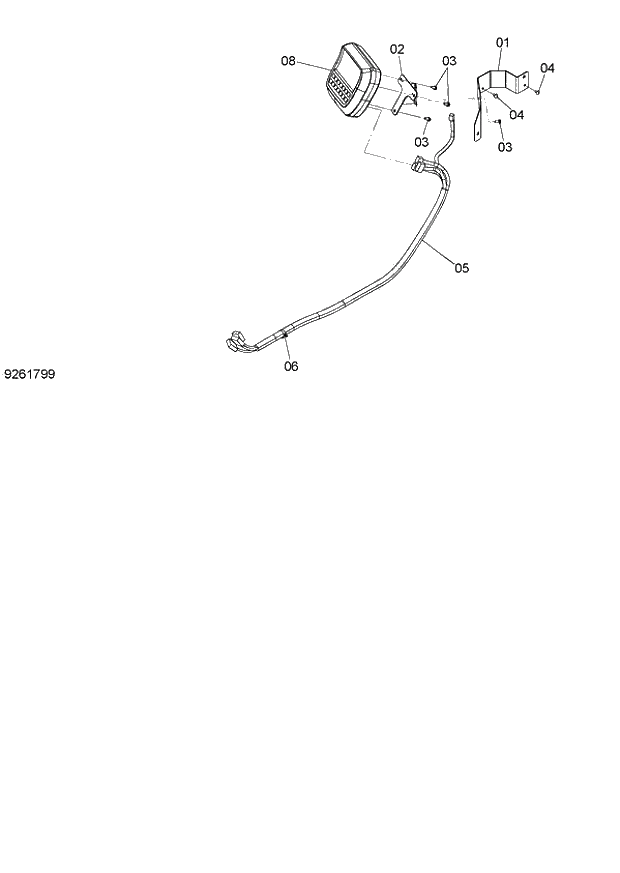 Схема запчастей Hitachi ZX140W-3 - 096 ELECTRIC PARTS (D) ( CEB CED 002001-, CEA 020001-). 01 UPPERSTRUCTURE