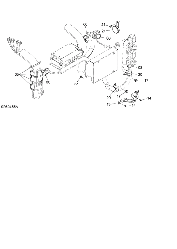 Схема запчастей Hitachi ZX140W-3 - 099 ELECTRIC PARTS (F) ( CEB CED 002001-, CEA 020001-). 01 UPPERSTRUCTURE