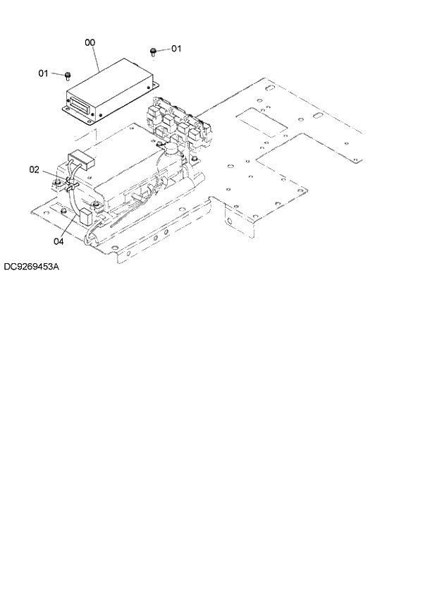 Схема запчастей Hitachi ZX140W-3 - 100 GPS PARTS ( CEB CED 002001-, CEA 020001-). 01 UPPERSTRUCTURE