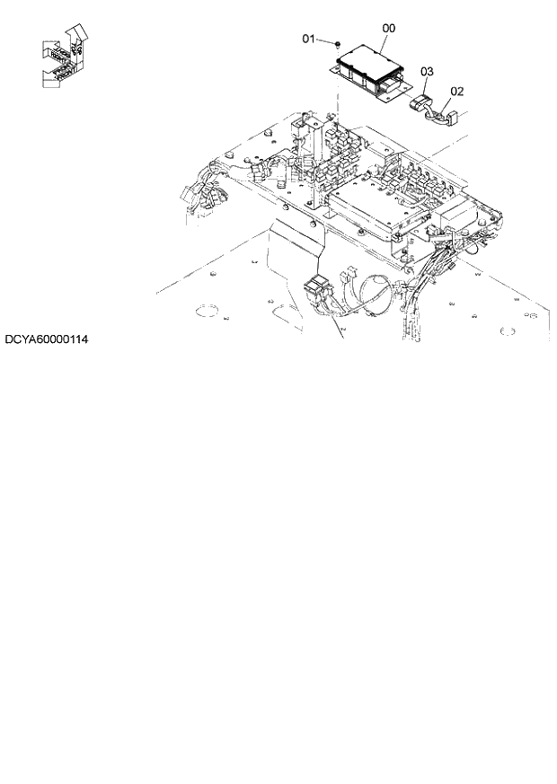 Схема запчастей Hitachi ZX140W-3 - 101 GSM MOBILE COMMUNICATION SYSTEM (002001-). 01 UPPERSTRUCTURE
