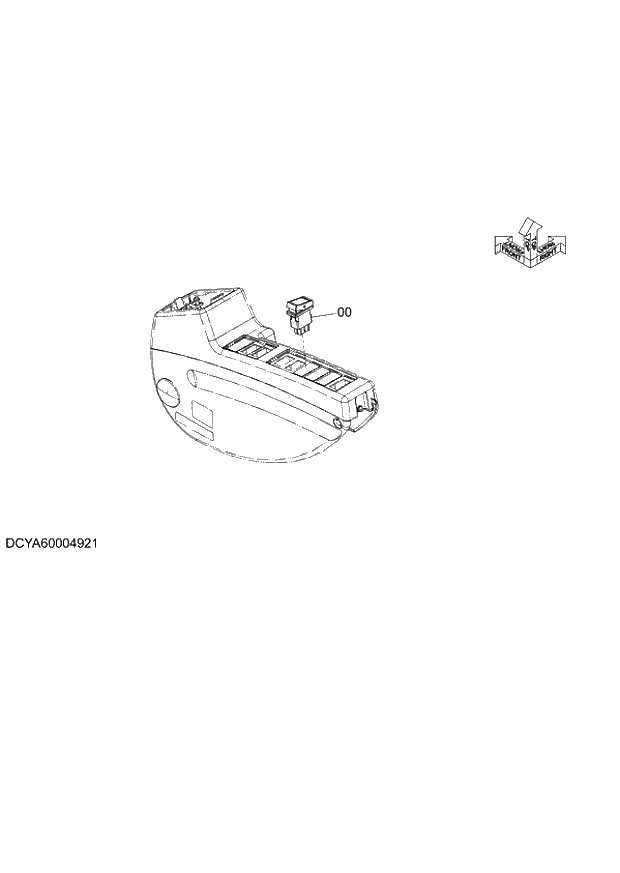 Схема запчастей Hitachi ZX140W-3 - 128 OVER LOAD ALARM DEVICE (CAB)(FLOOR) ( CEB CED 002748-, CEA 021418-). 01 UPPERSTRUCTURE