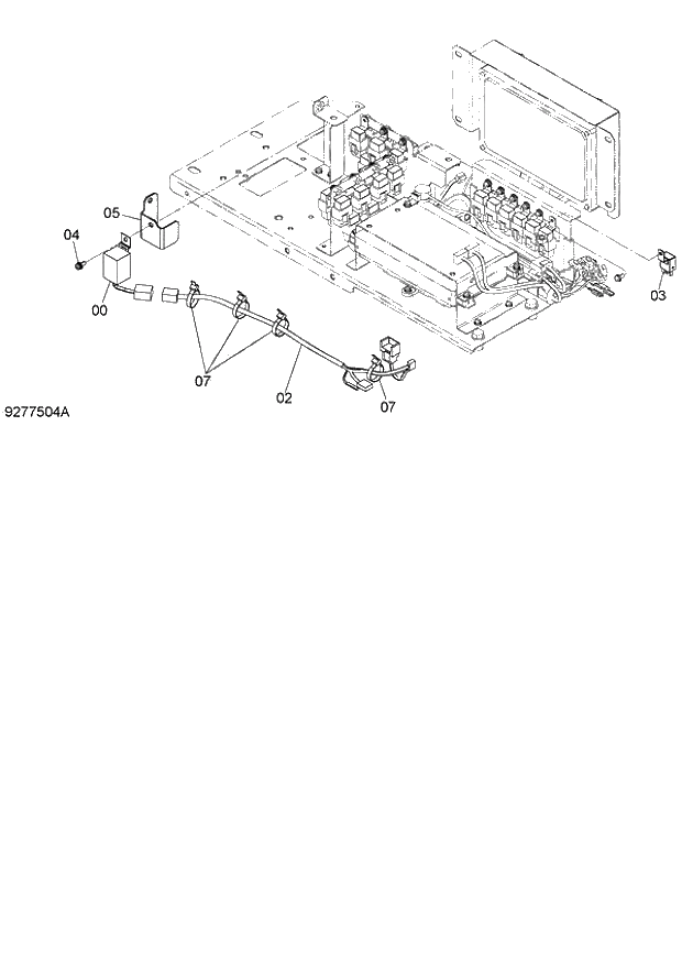 Схема запчастей Hitachi ZX140W-3 - 177 ROOM LAMP CONTROLLER ( CEB CED 002001-, CEA 020001-). 01 UPPERSTRUCTURE