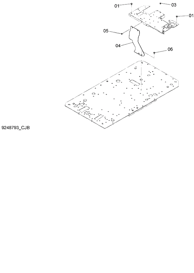 Схема запчастей Hitachi ZX140W-3 - 183 FLOOR PARTS (2) ( CEB CED 002001-, CEA 020001-). 01 UPPERSTRUCTURE