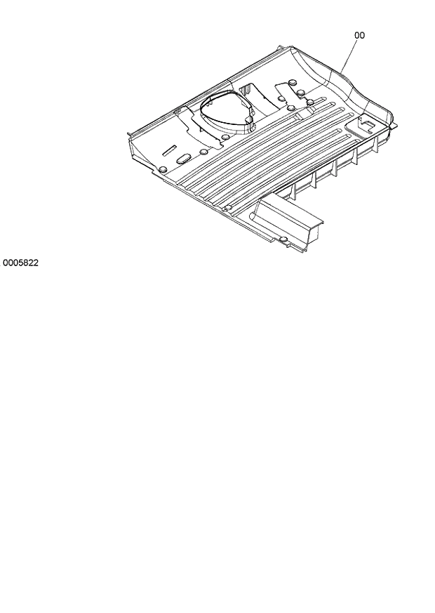 Схема запчастей Hitachi ZX140W-3 - 190 FLOOR MAT ( CEB CED 002001-, CEA 020001-). 01 UPPERSTRUCTURE