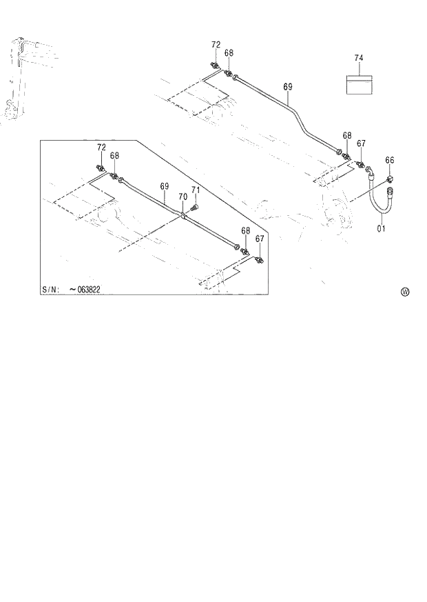 Схема запчастей Hitachi ZX130H - 247_3.01m ARM PARTS (060001-). 03 MONO BOOM FRONT-END ATTACHMENTS