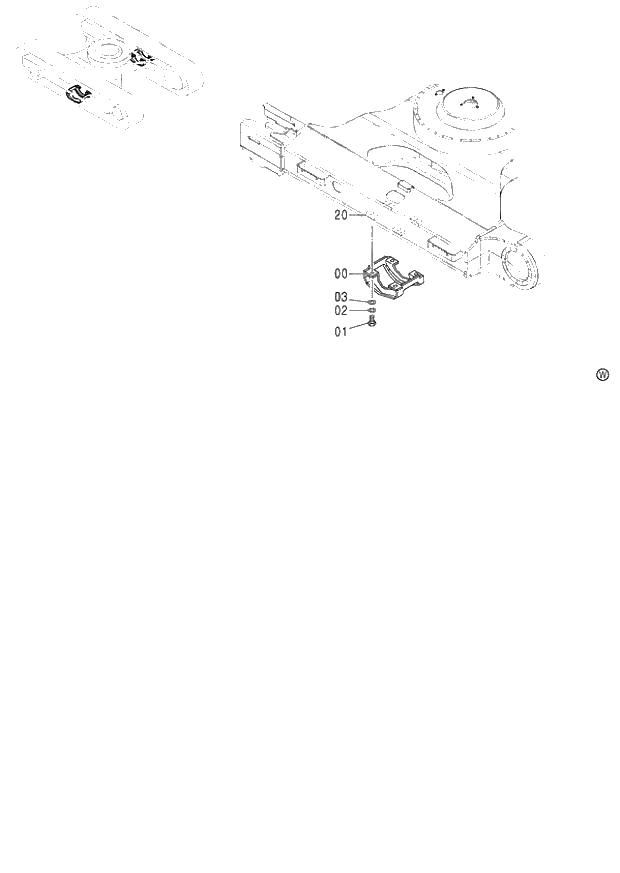 Схема запчастей Hitachi ZX120-E - 208_TRACK GUARD (060001-). 02 UNDERCARRIAGE