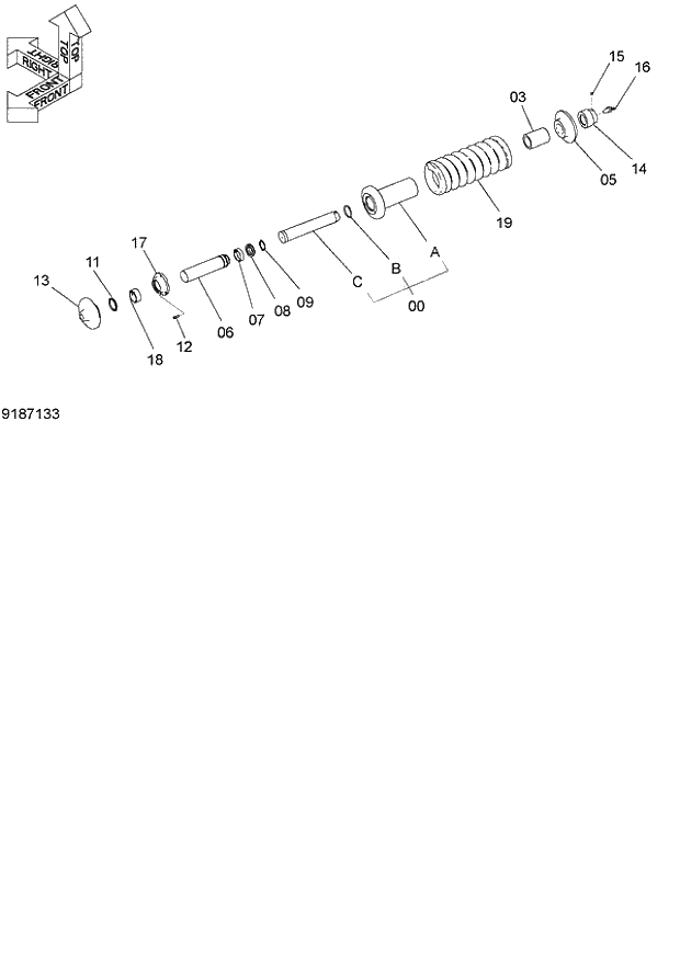 Схема запчастей Hitachi ZX130LCN - 218_ADJUSTER 120,E,H,K NA,EU1 (060001-). 02 UNDERCARRIAGE