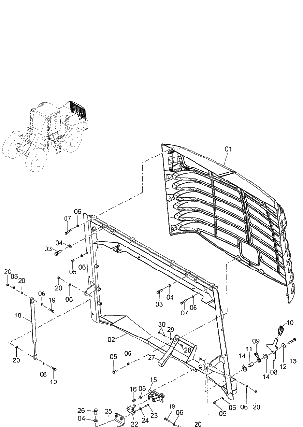 Схема запчастей Hitachi ZW220 - 045_COVER(4) (000101-004999, 005101-). 03 CHASSIS