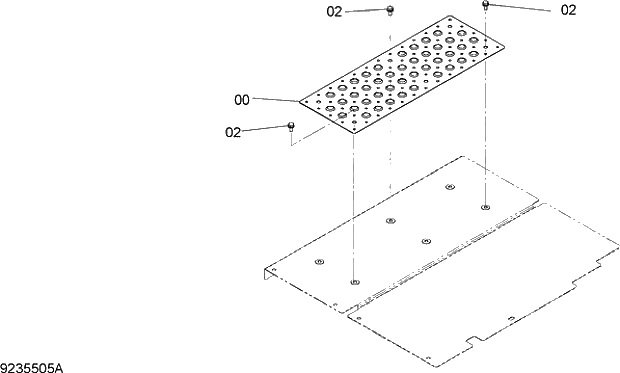 Схема запчастей Hitachi ZX200LC-5G - 022 ANTI SLIP COVER 01 FRAME,COVER