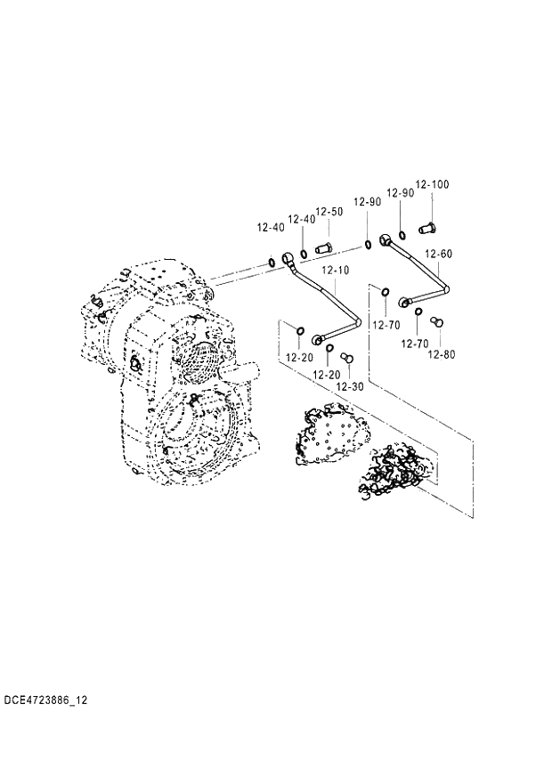 Схема запчастей Hitachi ZX140W-3 - 472 AXLE REAR (12-12) ( CEB CED 005001-, CEA 050001-). 06 POWER TRAIN