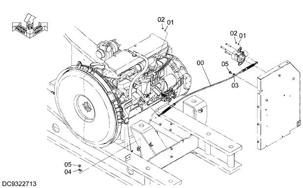 Схема запчастей Hitachi ZX330LC-5G - 023 AUTO ENGINE CONTROL 07 ELECTRIC SYSTEM