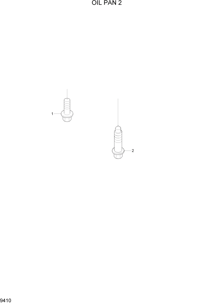 Схема запчастей Hyundai R200W7 - PAGE 9410 OIL PAN 2 ДВИГАТЕЛЬ БАЗА