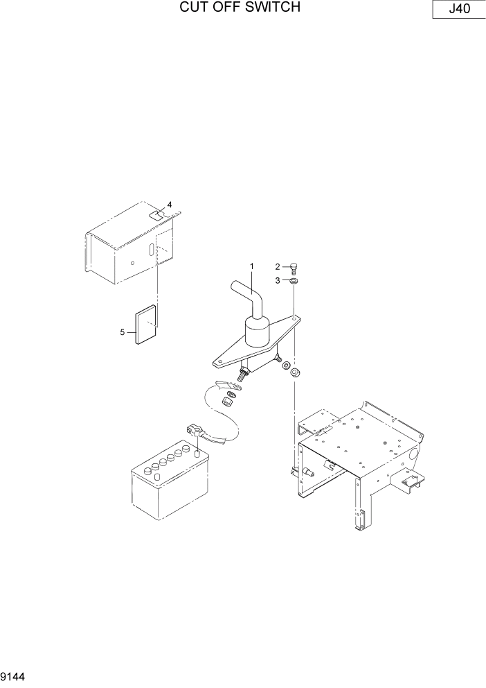 Схема запчастей Hyundai R16-7 - PAGE 9144 CUT OFF SWITCH ВАРИАНТ