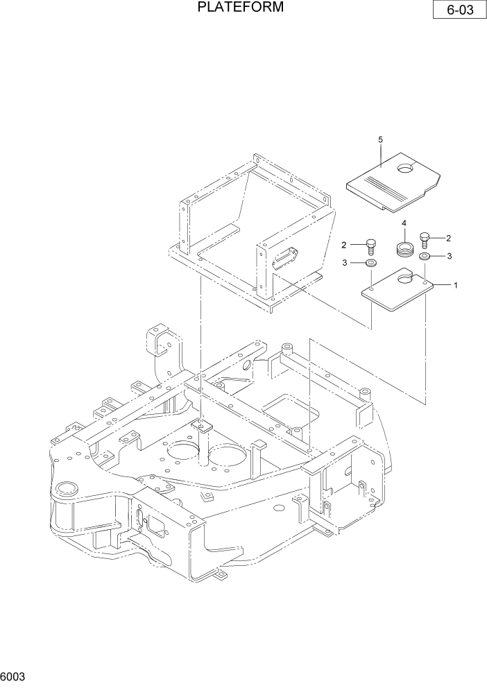 Схема запчастей Hyundai R36N-7 - PAGE 6003 PLATFORM ОБОРУДОВАНИЕ ОПЕРАТОРА