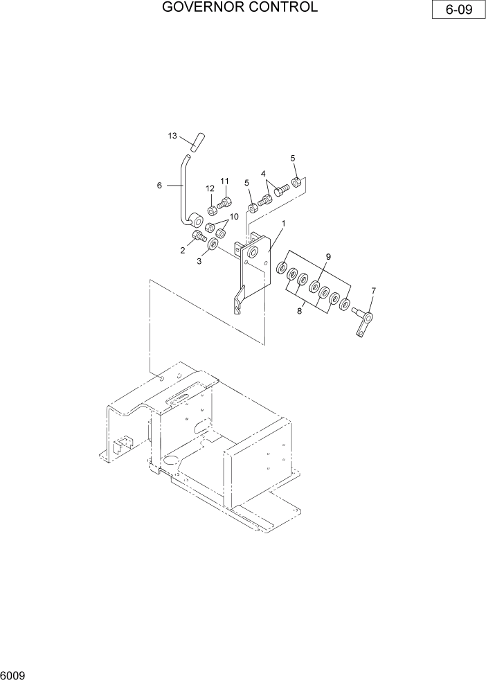 Схема запчастей Hyundai R36N-7 - PAGE 6009 GOVERNOR CONTROL ОБОРУДОВАНИЕ ОПЕРАТОРА