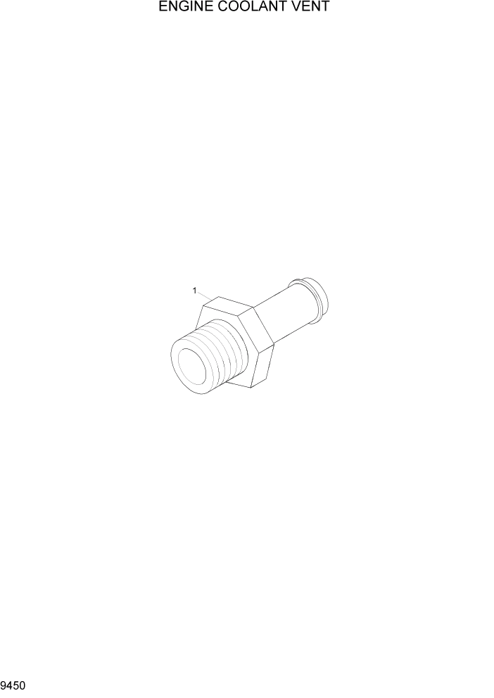 Схема запчастей Hyundai R290LC7A - PAGE 9450 ENGINE COOLANT VENT ДВИГАТЕЛЬ БАЗА