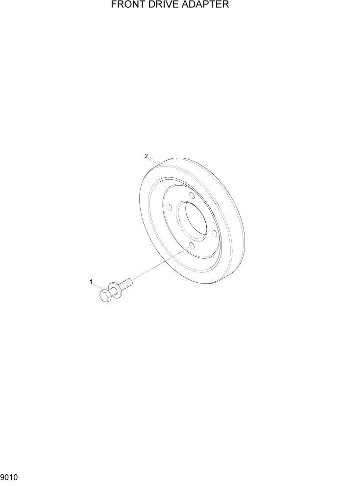 Схема запчастей Hyundai R320LC7A - PAGE 9010 FRONT DRIVE ADAPTER ДВИГАТЕЛЬ БАЗА