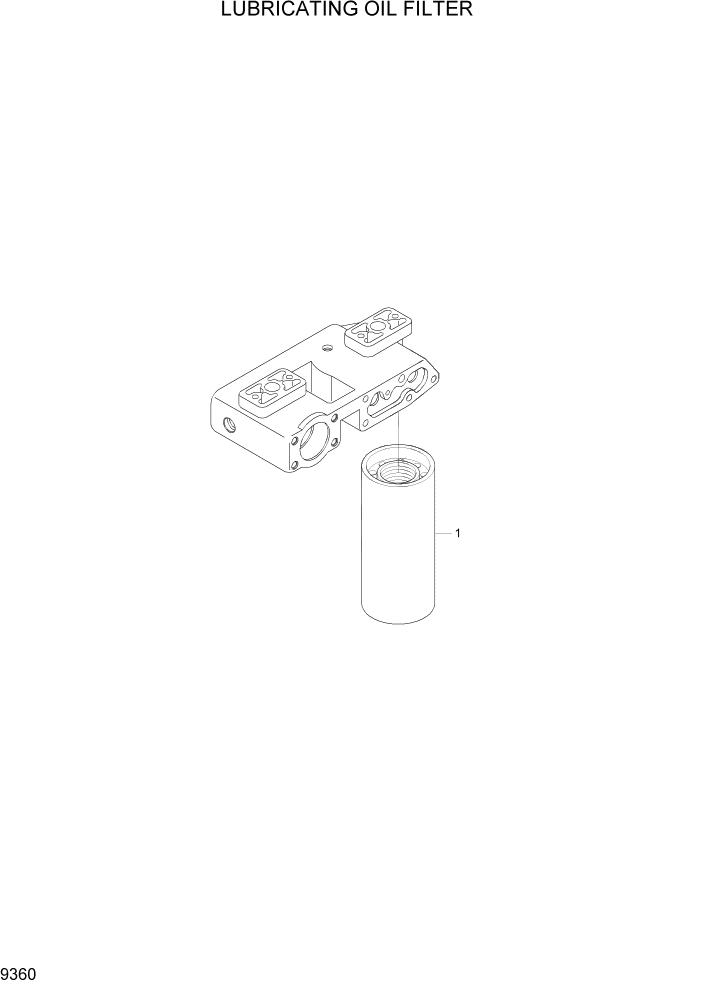 Схема запчастей Hyundai R450LC7A - PAGE 9360 LUBRICATING OIL FILTER ДВИГАТЕЛЬ БАЗА