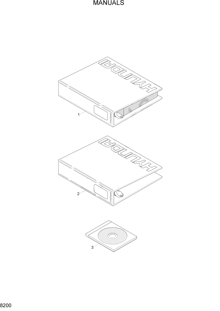 Схема запчастей Hyundai R800LC7A - PAGE 8200 MANUALS ДРУГИЕ ЧАСТИ