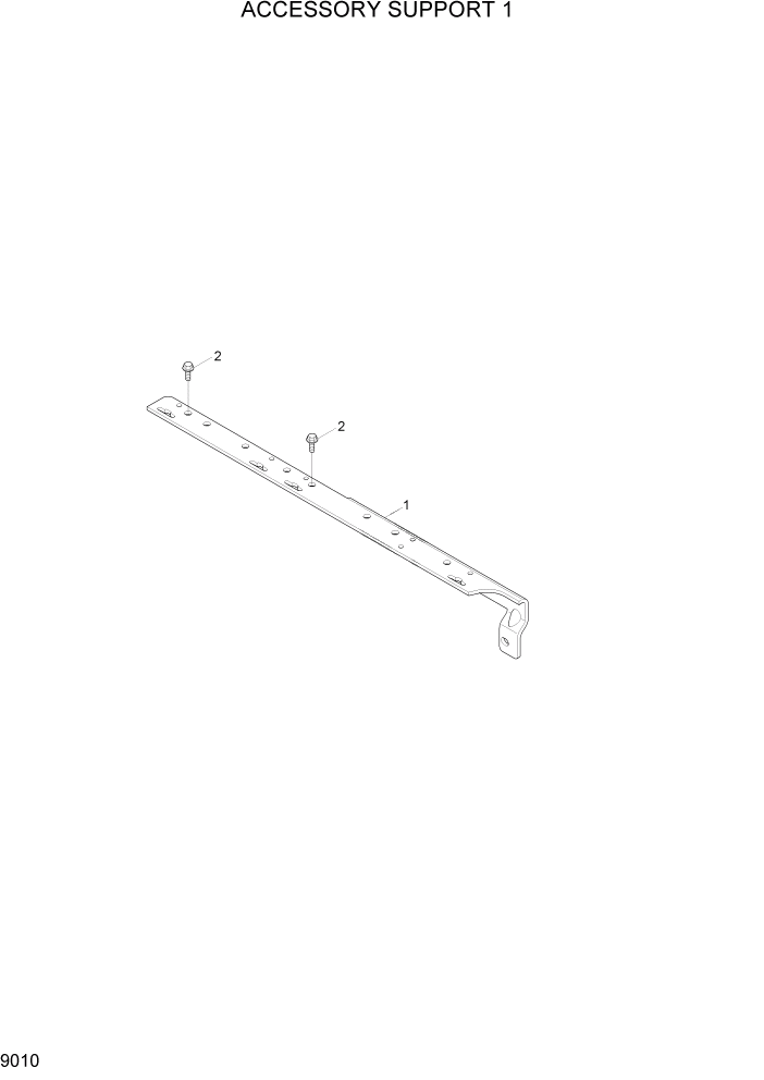 Схема запчастей Hyundai R800LC7A - PAGE 9010 ACCESSORY SUPPORT 1 ДВИГАТЕЛЬ БАЗА