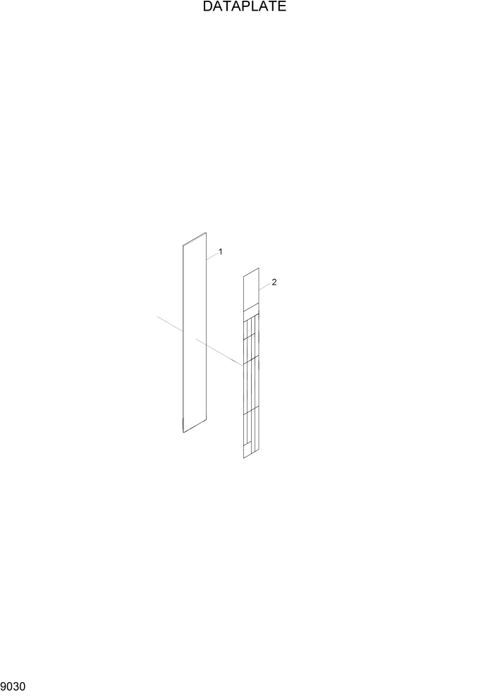 Схема запчастей Hyundai R800LC7A - PAGE 9030 DATAPLATE ДВИГАТЕЛЬ БАЗА