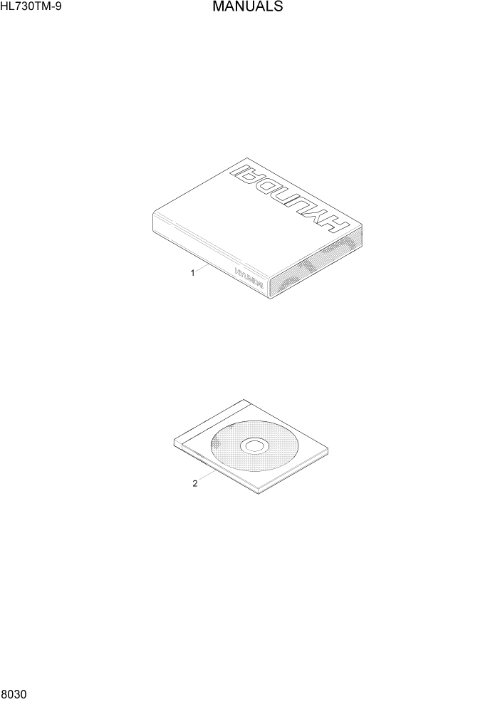 Схема запчастей Hyundai HL730TM-9 - PAGE 8030 MANUALS ДРУГИЕ ЧАСТИ