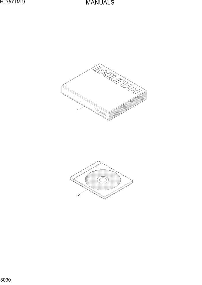 Схема запчастей Hyundai HL757TM-9 - PAGE 8030 MANUALS ДРУГИЕ ЧАСТИ