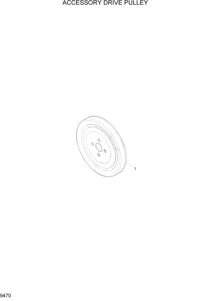 Схема запчастей Hyundai HL770-7A - PAGE 9470 ACCESSORY DRIVE PULLEY ДВИГАТЕЛЬ БАЗА