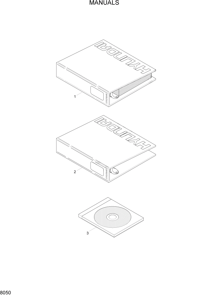 Схема запчастей Hyundai 20/25/30/33D-7 - PAGE 8050 MANUALS ДРУГИЕ ЧАСТИ