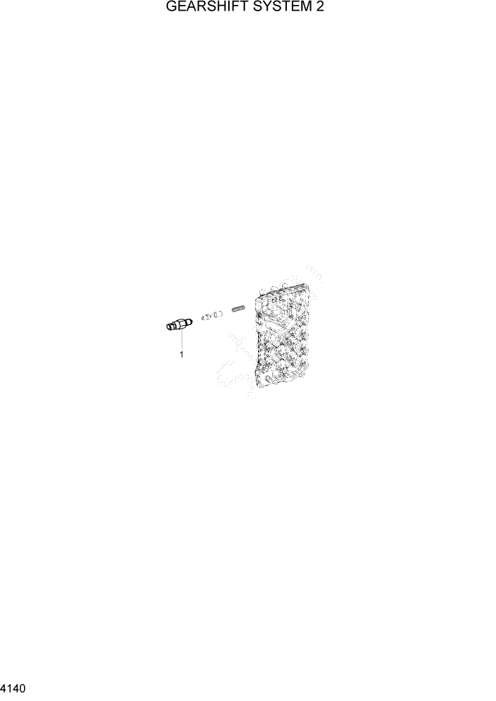 Схема запчастей Hyundai 100/120/130/160D-7 - PAGE 4140 GEARSHIFT SYSTEM 2 СИЛОВАЯ СИСТЕМА