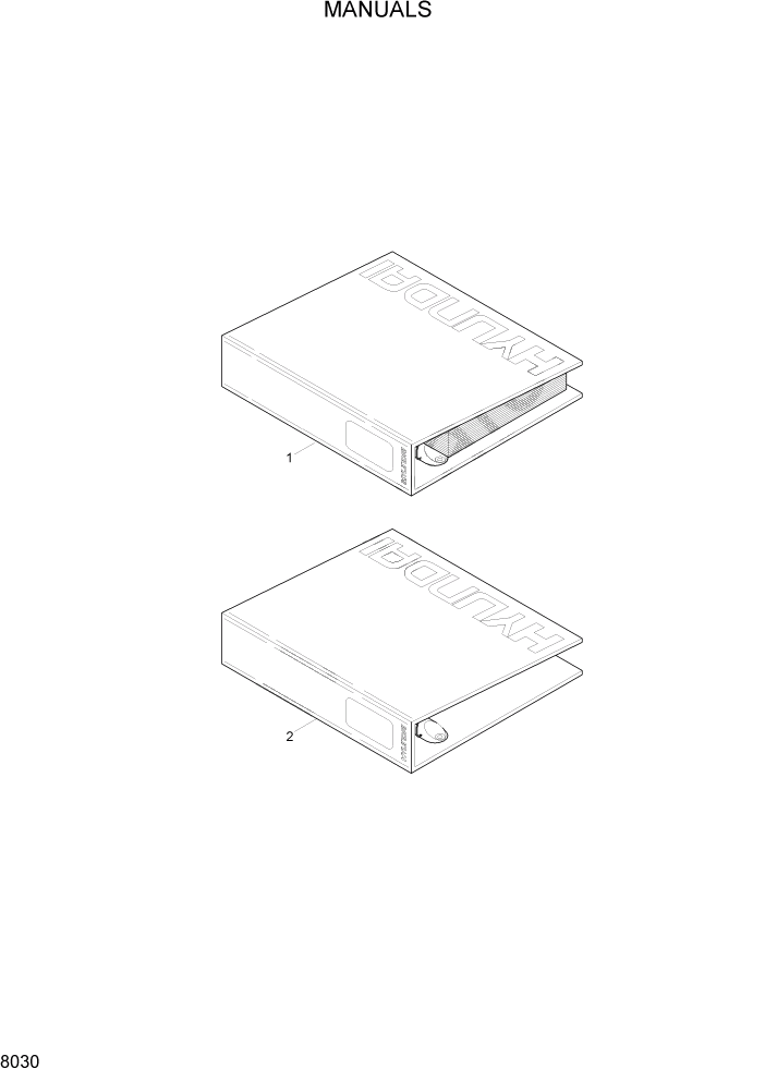 Схема запчастей Hyundai 20/25/30BH-7 - PAGE 8030 MANUALS ДРУГИЕ ЧАСТИ