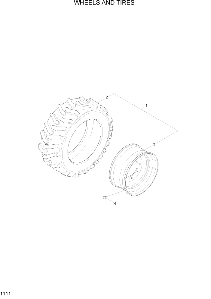 Схема запчастей Hyundai HSL1200T - PAGE 1111 WHEELS AND TIRES ГЛАВНАЯ РАМА