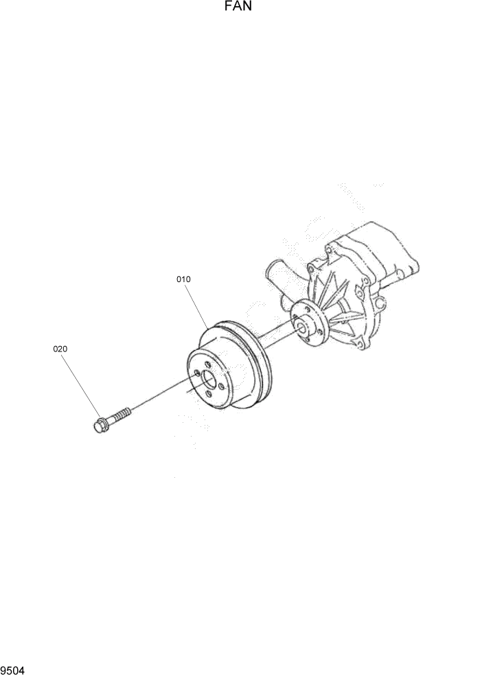 Схема запчастей Hyundai HSL1200T - PAGE 9504 FAN ДВИГАТЕЛЬ БАЗА