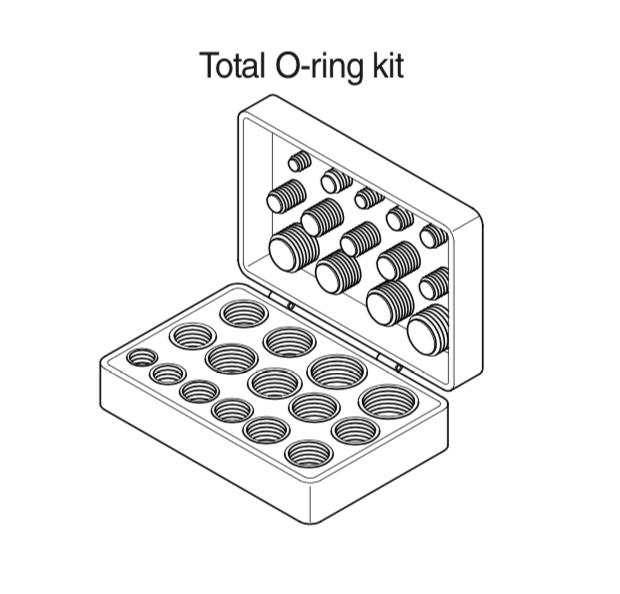 Схема запчастей Hyundai R80-7 - Total O-ring kit (набор колец общие) Seal kit (ремкомплекты)