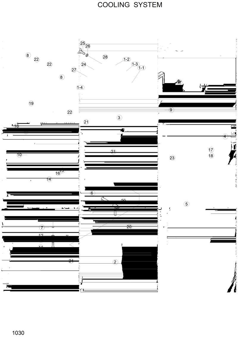 Схема запчастей Hyundai R130LC - COOLING SYSTEM 