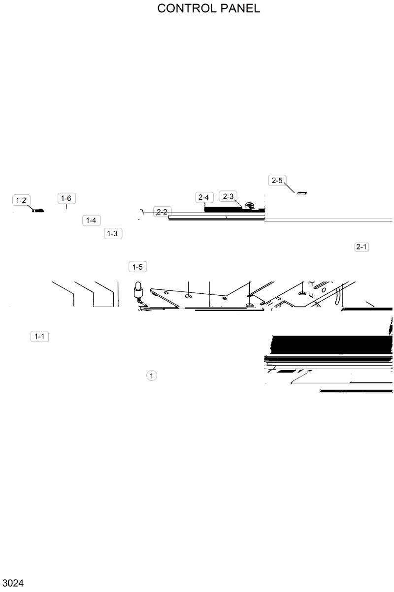 Схема запчастей Hyundai R130LC - CONTROL PANEL 