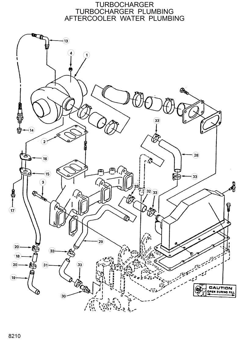 Схема запчастей Hyundai R130LC - TURBOCHARGER 