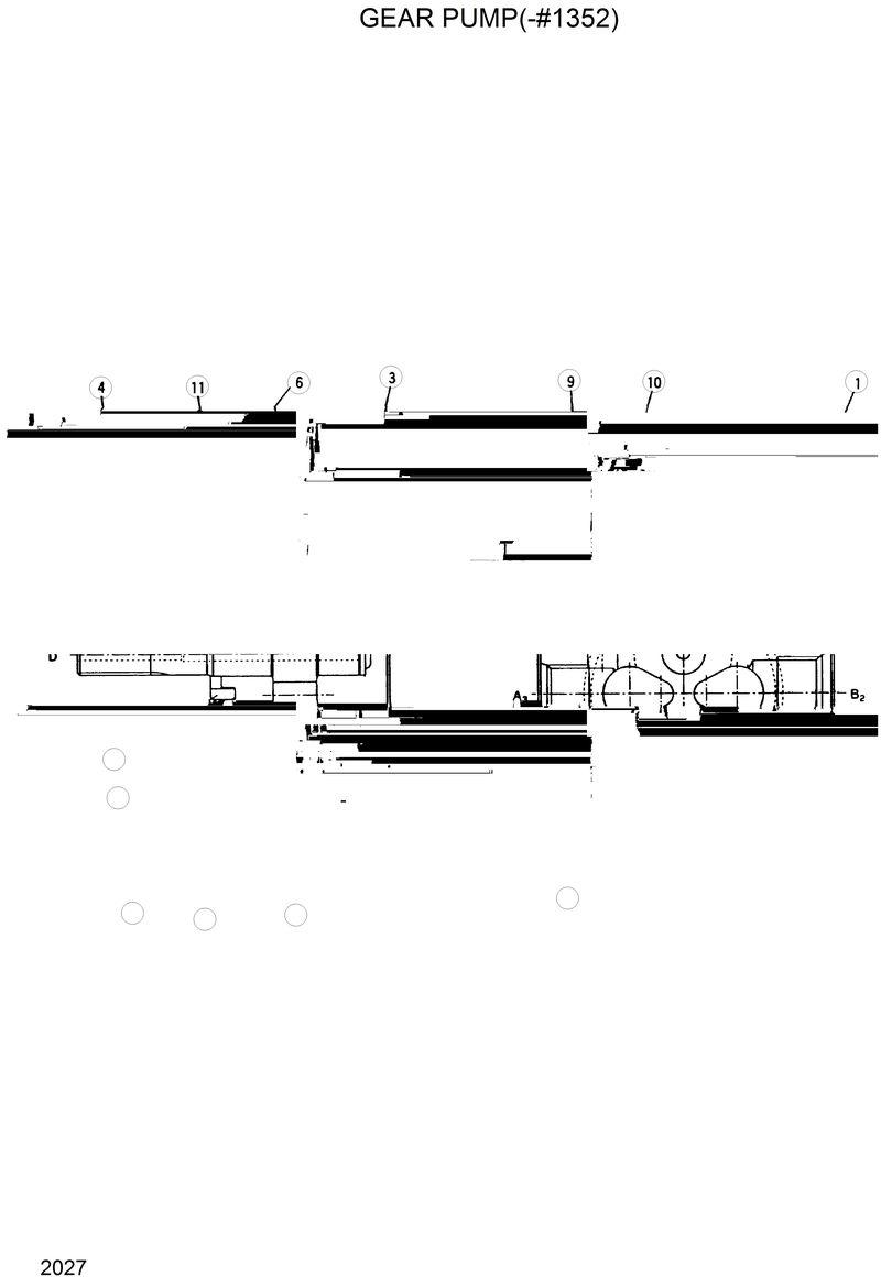 Схема запчастей Hyundai R200LC - GEAR PUMP(-#1352) 